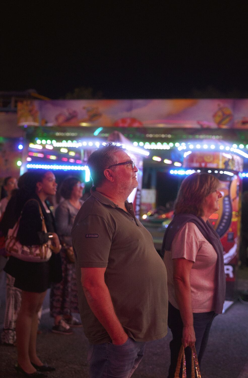 Fête foraine de nuit